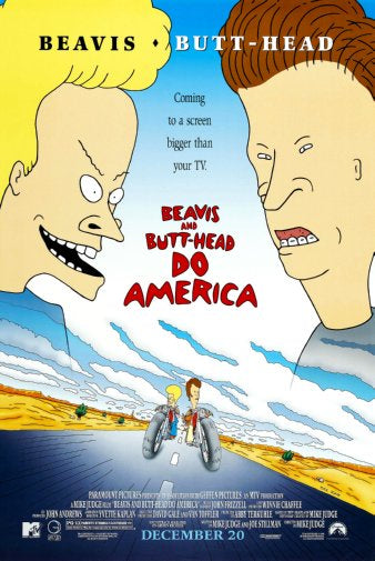 Beavis And Butthead Movie Poster Do America 11x17