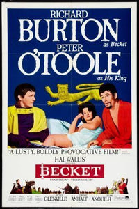 Becket movie poster Sign 8in x 12in