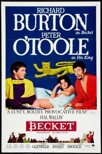 Becket movie poster Sign 8in x 12in