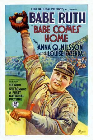 Babe Ruth Poster Babe Comes Home Baseball 16