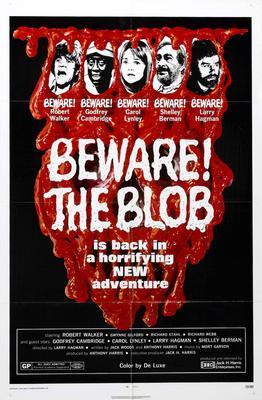 Beware Of The Blob movie poster Sign 8in x 12in