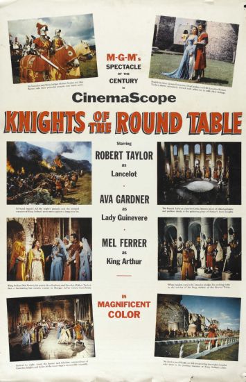 Knights Of The Round Table poster for sale cheap United States USA