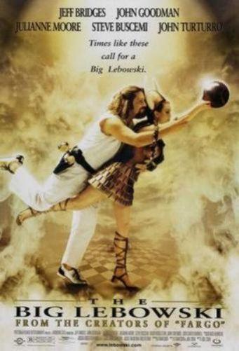 Big Lebowski, The movie poster Sign 8in x 12in