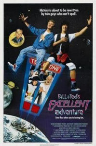 Bill And Teds Excellent Adventure movie poster Sign 8in x 12in