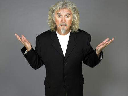 Billy Connolly poster Shrugging Pose for sale cheap United States USA