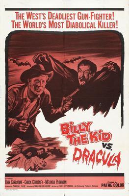 Billy The Kid Vs Dracula movie poster Sign 8in x 12in