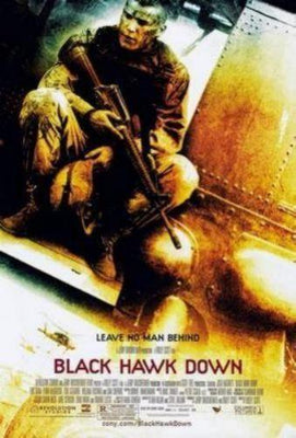 Black Hawk Down movie poster Sign 8in x 12in