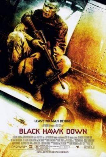 Black Hawk Down movie poster Sign 8in x 12in