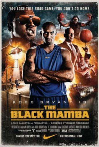 Black Mamba movie poster Sign 8in x 12in