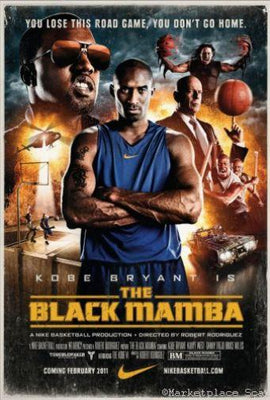 Black Mamba Metal Movie Poster 8in x 12in The Poster Depot