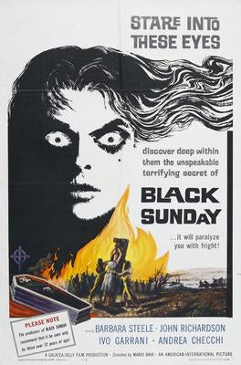 Black Sunday Metal Movie Poster 8in x 12in