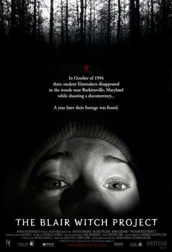 Blair Witch Project movie poster Sign 8in x 12in