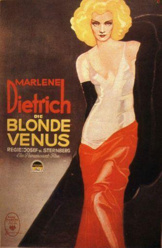 The Blonde Venus Photo Sign 8in x 12in