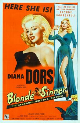 Blonde Sinner Movie Poster 11x17 Mini Poster