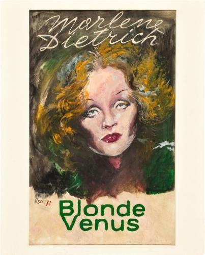 Blonde Venus movie poster Sign 8in x 12in