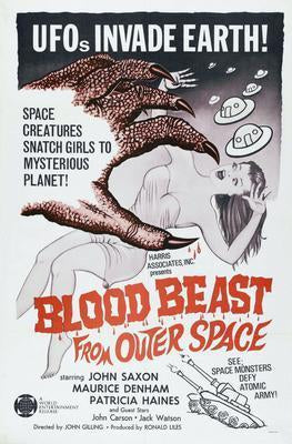 Blood Beast From Outer Space movie poster Sign 8in x 12in