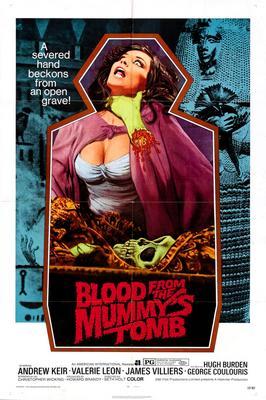 Blood From The Mummys Tomb Metal Movie Poster 8in x 12in