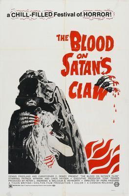 Blood On Satans Claw movie poster Sign 8in x 12in