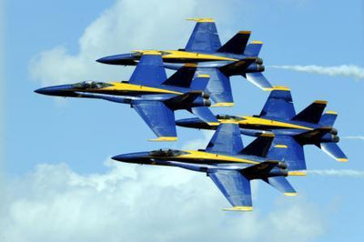 Blue Angels Metal Print 8in x 12in