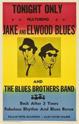 Blues Brothers, The  poster tin sign Wall Art