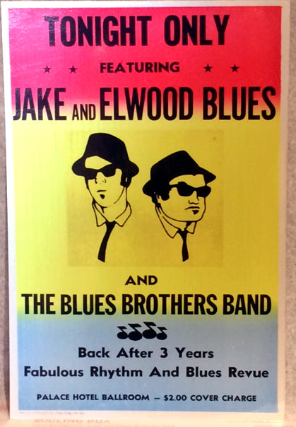 Blues Brothers poster Artisan Metal Sign Wall Art