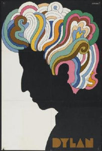 Bob Dylan Poster Psychedelic