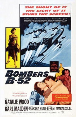 Bombers B-52 Metal Movie Poster 8in x 12in