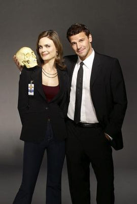 Bones Poster Skull Portrait Boreanaz Deschanel On Sale United States