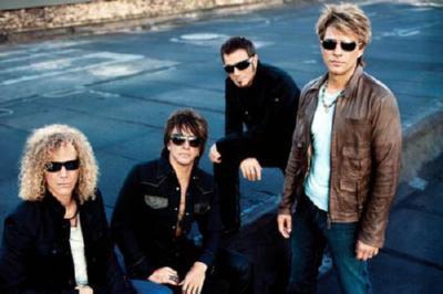 Bon Jovi poster tin Metal Print Wall Art