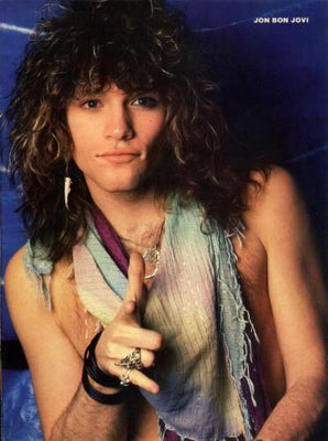 Jon Bon Jovi Metal Print 8in x 12in