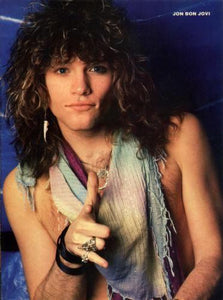 Jon Bon Jovi Photo Sign 8in x 12in