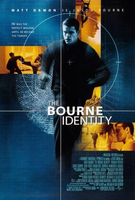 Bourne Identity The Metal Print 8in x 12in