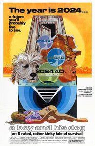 Boy And His Dog A Don Johnson movie poster Sign 8in x 12in