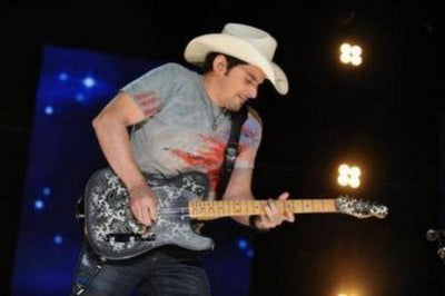 Brad Paisley Guitar Metal Print 8in x 12in