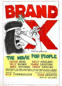 Brand X movie poster Sign 8in x 12in