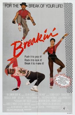 Breakin movie poster Metal Print 8in x 12in