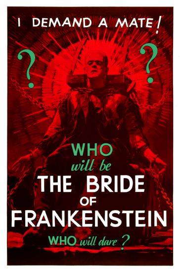 Bride Of Frankenstein Movie Poster 11x17 Mini Poster