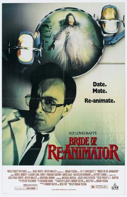 Bride Of Reanimator movie poster Sign 8in x 12in