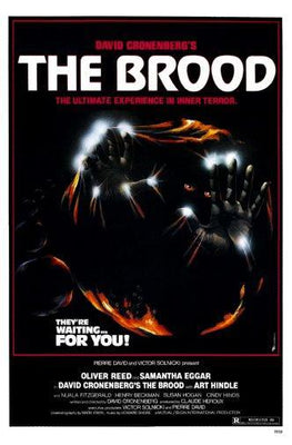 The Brood movie poster Metal Print 8in x 12in