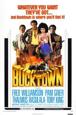 Bucktown movie poster Sign 8in x 12in