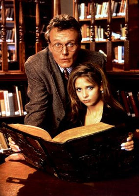 Buffy The Vampire Slayer Cast poster Giles Buffy Library for sale cheap United States USA
