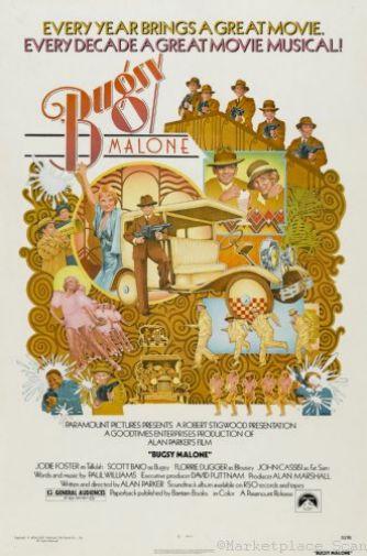 Bugsy Malone Metal Movie Poster 8in x 12in