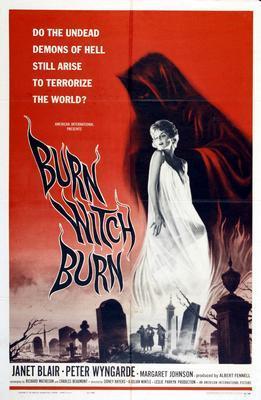 Burn Witch Burn movie poster Sign 8in x 12in