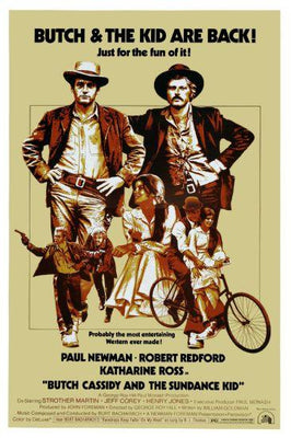 Butch Cassidy And The Sundance Kid Metal Movie Poster 8in x 12in