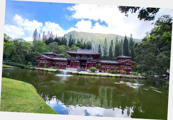 Byodo-In Temple poster Valley Of The Temples Hawaii for sale cheap United States USA