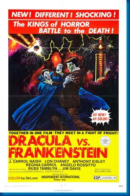 Dracula Vs Frankenstein poster for sale cheap United States USA