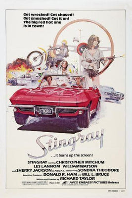 Stingray Poster Corvette 16inx24in 