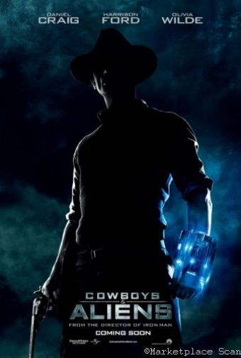 Cowboys And Aliens poster for sale cheap United States USA