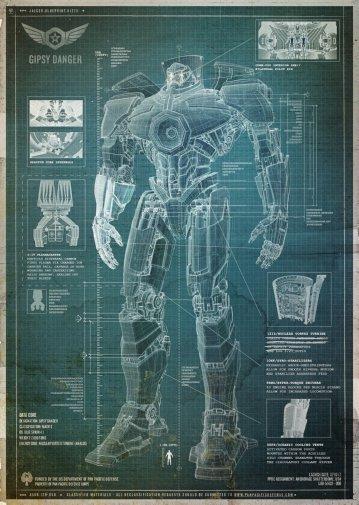 Pacific Rim movie poster Sign 8in x 12in