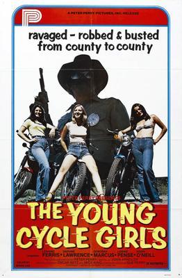 Young Cycle Girls The Metal Movie Poster 8in x 12in